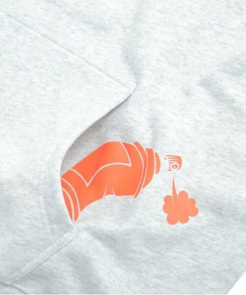 GLAZOS / グラソス パーカー | 【大人向けサイズあり】【毛玉になりにくいしっかり素材】ランダムプリントビッグパーカー | 詳細8