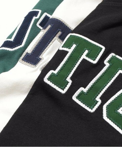 GLAZOS / グラソス Tシャツ | 【大人向けサイズあり】【NAUTICA】フロントロゴアップリケ刺繍長袖Tシャツ | 詳細13