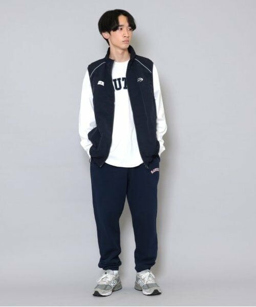 GLAZOS / グラソス Tシャツ | 【大人向けサイズあり】【NAUTICA】フロントロゴアップリケ刺繍長袖Tシャツ | 詳細5