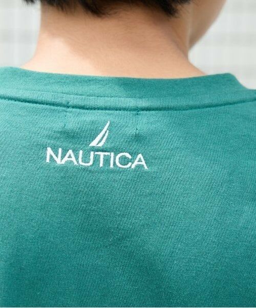 GLAZOS / グラソス Tシャツ | 【大人向けサイズあり】【NAUTICA】フロントロゴアップリケ刺繍長袖Tシャツ | 詳細7