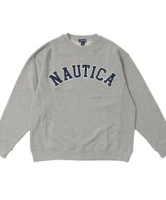 GLAZOS / グラソス スウェット | 【大人向けサイズあり】【NAUTICA】フロントロゴアップリケトレーナー