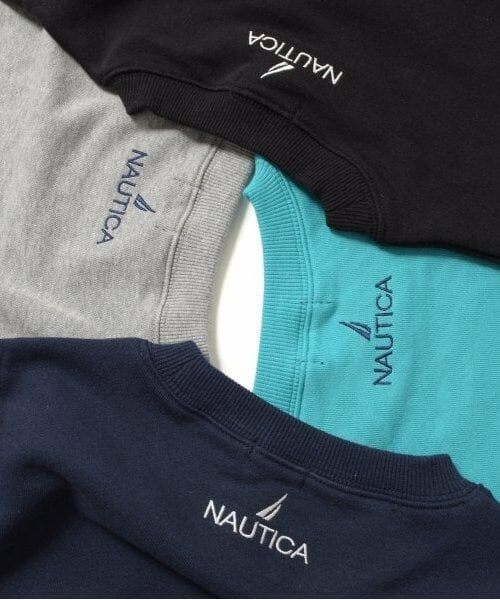 GLAZOS / グラソス スウェット | 【大人向けサイズあり】【NAUTICA】フロントロゴアップリケトレーナー | 詳細12