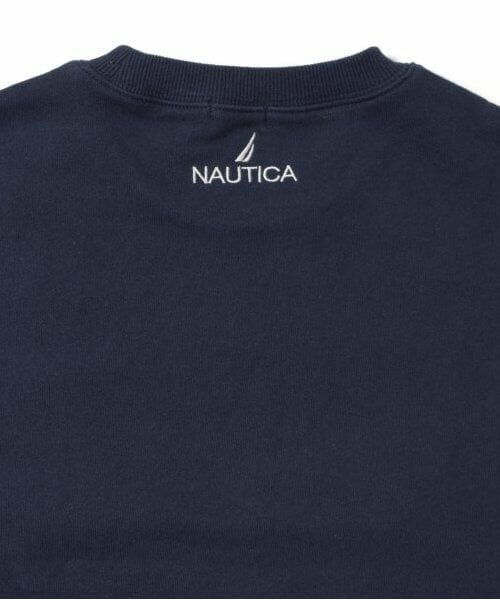 GLAZOS / グラソス スウェット | 【大人向けサイズあり】【NAUTICA】フロントロゴアップリケトレーナー | 詳細9