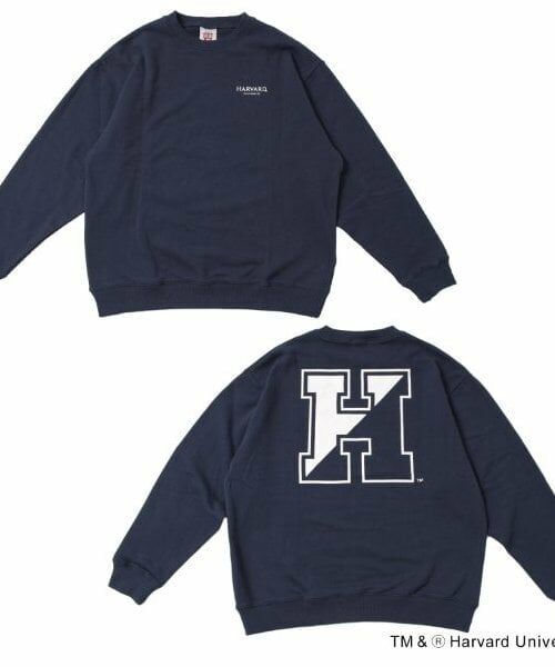 GLAZOS / グラソス スウェット | 【大人向けサイズあり】【HARVARD】バックロゴプリントトレーナー（コン）