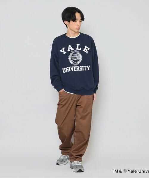 GLAZOS / グラソス スウェット | 【YALE】フロントエンブレムロゴプリントトレーナー | 詳細1
