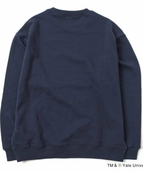 GLAZOS / グラソス スウェット | 【YALE】フロントエンブレムロゴプリントトレーナー | 詳細4