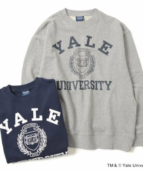 GLAZOS / グラソス スウェット | 【YALE】フロントエンブレムロゴプリントトレーナー | 詳細6