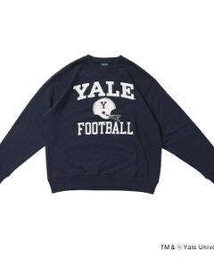 GLAZOS / グラソス スウェット | 【大人向けサイズあり】【YALE】フロントフットボールロゴプリントトレーナー
