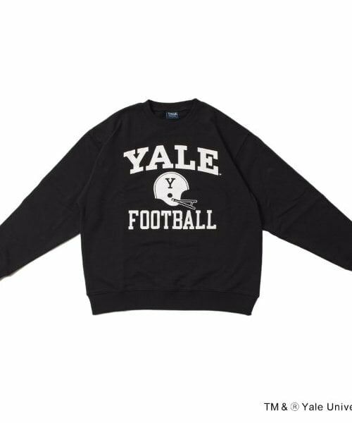 GLAZOS / グラソス スウェット | 【大人向けサイズあり】【YALE】フロントフットボールロゴプリントトレーナー | 詳細10