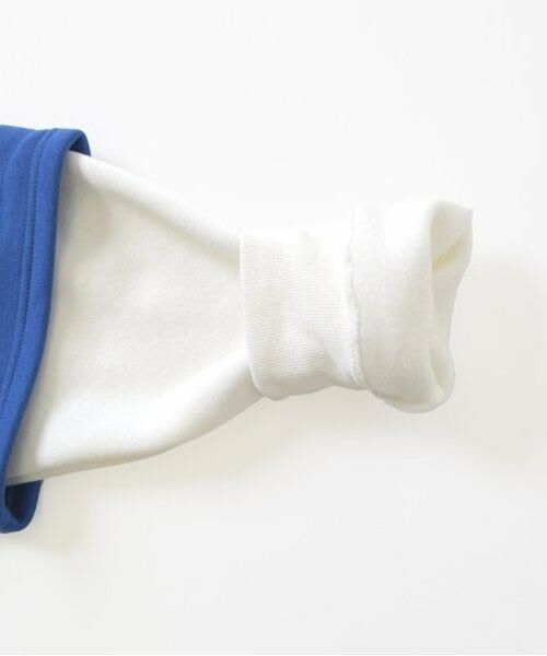 GLAZOS / グラソス パーカー | 【大人向けサイズあり】【あったか】裏起毛・袖レイヤードフロントプリントパーカー | 詳細7