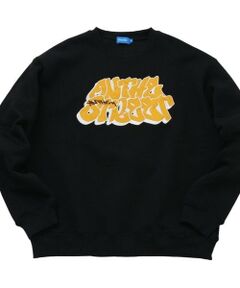 GLAZOS / グラソス スウェット | 【大人向けサイズあり】【毛玉になりにくいしっかり暖か素材】裏起毛・アップリケ刺繍ビッグトレーナー