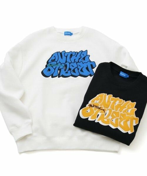 GLAZOS / グラソス スウェット | 【大人向けサイズあり】【毛玉になりにくいしっかり暖か素材】裏起毛・アップリケ刺繍ビッグトレーナー | 詳細6