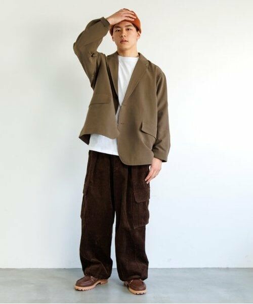 GLAZOS / グラソス ブルゾン | 【大人向けサイズあり】【セットアップ対応】ユーティリティテーラードジャケット | 詳細1