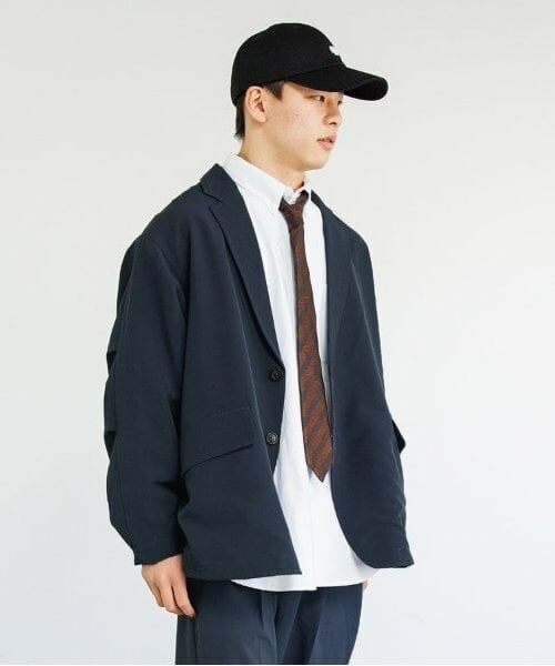 GLAZOS / グラソス ブルゾン | 【大人向けサイズあり】【セットアップ対応】ユーティリティテーラードジャケット（コン）