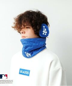 【大人向けサイズあり】【MLB】チームロゴキルティングネックウォーマー