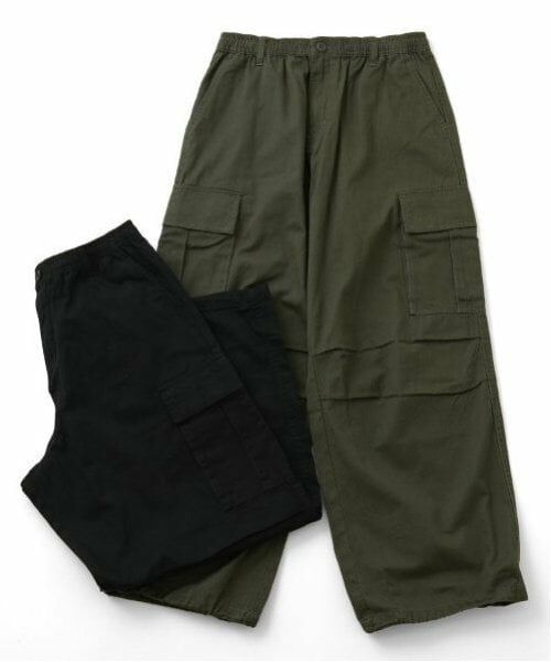 GLAZOS / グラソス その他パンツ | 【大人向けサイズあり】コットンツイル・ワイドカーゴパンツ | 詳細19