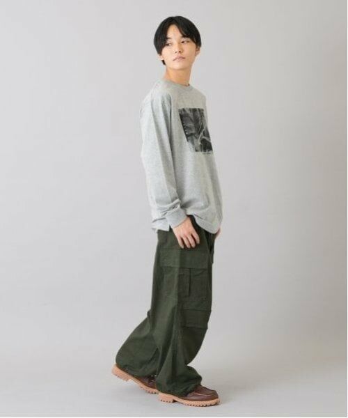 GLAZOS / グラソス その他パンツ | 【大人向けサイズあり】コットンツイル・ワイドカーゴパンツ | 詳細5