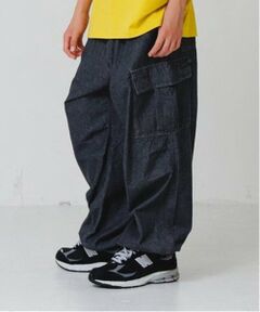 GLAZOS / グラソス その他パンツ | 【大人向けサイズあり】ライトデニム・ワイドカーゴパンツ