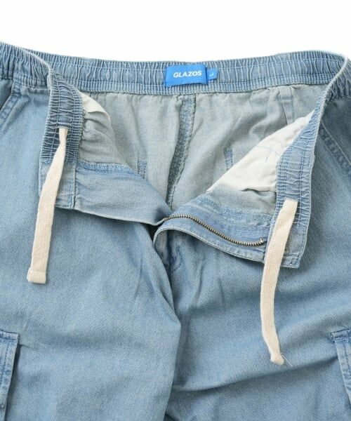 GLAZOS / グラソス その他パンツ | 【大人向けサイズあり】ライトデニム・ワイドカーゴパンツ | 詳細14
