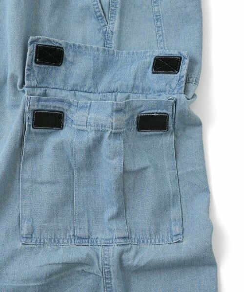 GLAZOS / グラソス その他パンツ | 【大人向けサイズあり】ライトデニム・ワイドカーゴパンツ | 詳細9
