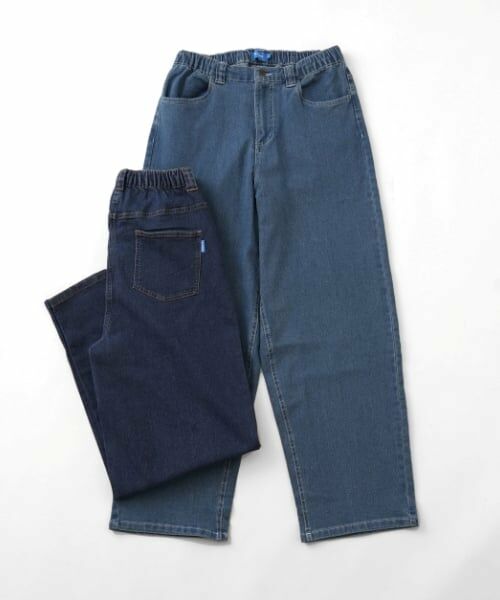 GLAZOS / グラソス その他パンツ | 【大人向けサイズあり】ストレッチデニム・ワイドバギーパンツ | 詳細10