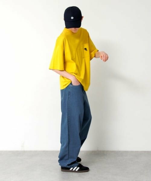 GLAZOS / グラソス その他パンツ | 【大人向けサイズあり】ストレッチデニム・ワイドバギーパンツ | 詳細3