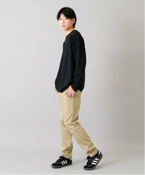 GLAZOS / グラソス その他パンツ | 【大人向けサイズあり】綿ポリストレッチツイル・スリムパンツ | 詳細2