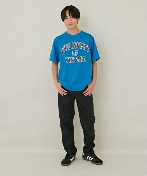 GLAZOS / グラソス その他パンツ | 【大人向けサイズあり】綿ポリストレッチツイル・スリムパンツ | 詳細4