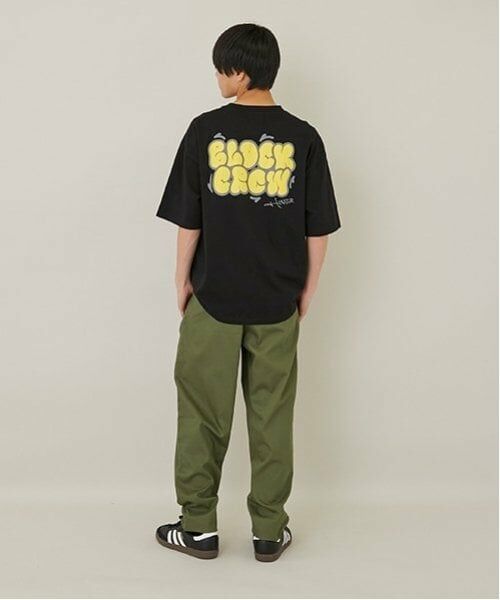 GLAZOS / グラソス その他パンツ | 【大人向けサイズあり】綿ポリストレッチツイル・タックパンツ | 詳細11