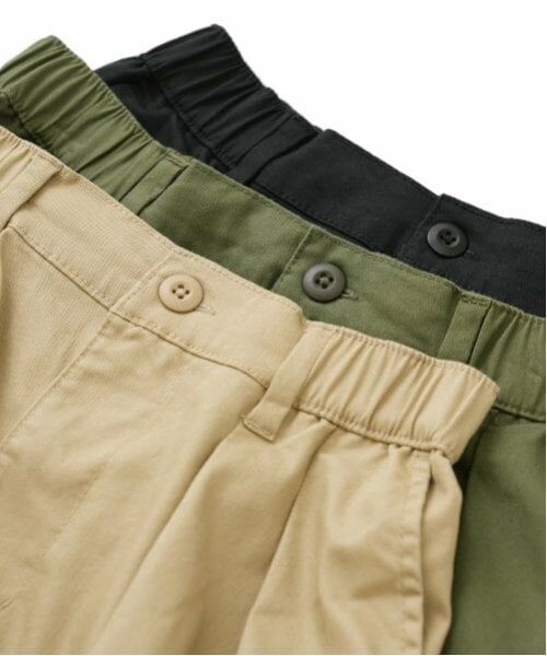 GLAZOS / グラソス その他パンツ | 【大人向けサイズあり】綿ポリストレッチツイル・タックパンツ | 詳細22