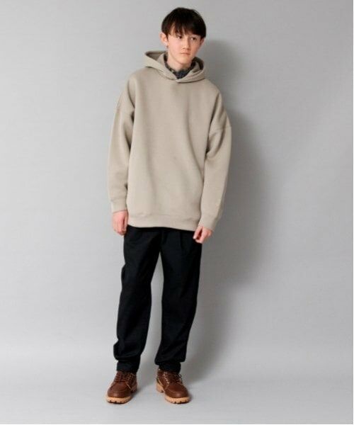 GLAZOS / グラソス その他パンツ | 【大人向けサイズあり】綿ポリストレッチツイル・タックパンツ | 詳細5