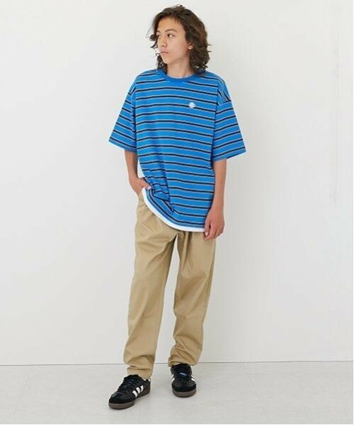 GLAZOS / グラソス その他パンツ | 【大人向けサイズあり】綿ポリストレッチツイル・タックパンツ | 詳細7