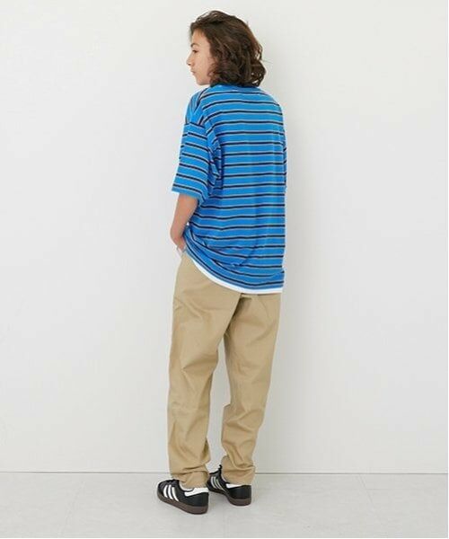 GLAZOS / グラソス その他パンツ | 【大人向けサイズあり】綿ポリストレッチツイル・タックパンツ | 詳細9