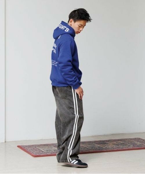 GLAZOS / グラソス その他パンツ | 【大人向けサイズあり】デニム・ラインパンツ | 詳細4