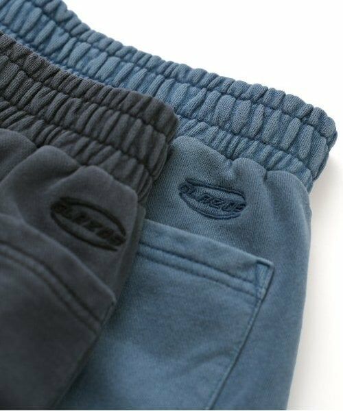 GLAZOS / グラソス その他パンツ | 【大人向けサイズあり】裏毛・ピグメント加工刺繍ロゴワイドパンツ | 詳細14