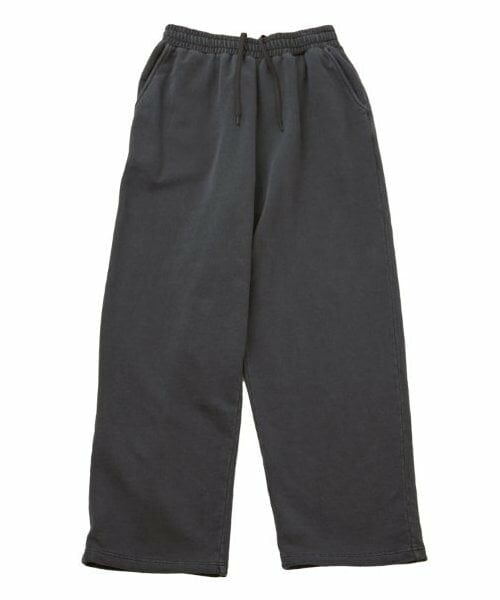 GLAZOS / グラソス その他パンツ | 【大人向けサイズあり】裏毛・ピグメント加工刺繍ロゴワイドパンツ | 詳細17