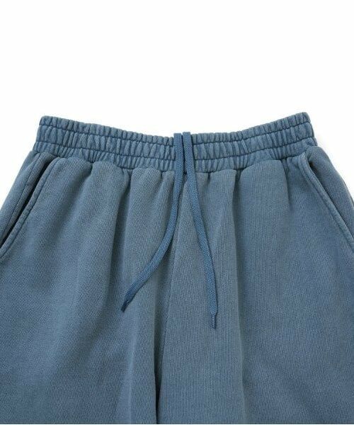 GLAZOS / グラソス その他パンツ | 【大人向けサイズあり】裏毛・ピグメント加工刺繍ロゴワイドパンツ | 詳細6