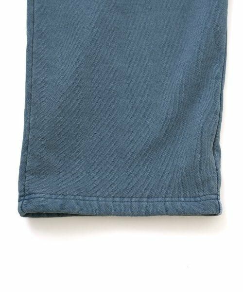 GLAZOS / グラソス その他パンツ | 【大人向けサイズあり】裏毛・ピグメント加工刺繍ロゴワイドパンツ | 詳細9