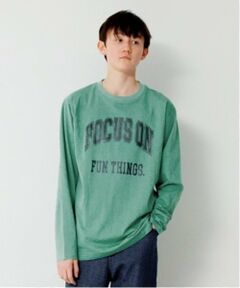 GLAZOS / グラソス Tシャツ | 【大人向けサイズあり】【プチプラ】フロントカレッジロゴ長袖Tシャツ