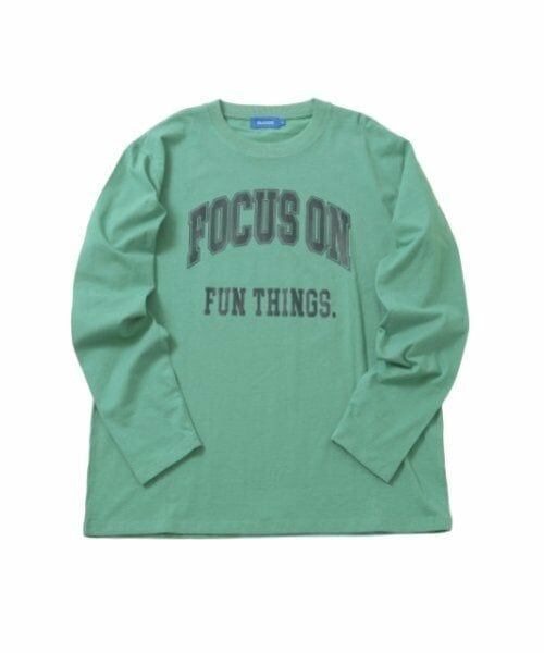 GLAZOS / グラソス Tシャツ | 【大人向けサイズあり】【プチプラ】フロントカレッジロゴ長袖Tシャツ | 詳細14