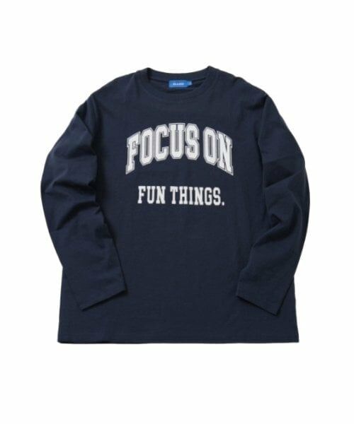 GLAZOS / グラソス Tシャツ | 【大人向けサイズあり】【プチプラ】フロントカレッジロゴ長袖Tシャツ | 詳細15