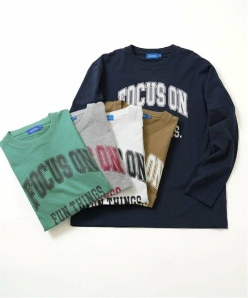 GLAZOS / グラソス Tシャツ | 【大人向けサイズあり】【プチプラ】フロントカレッジロゴ長袖Tシャツ | 詳細22