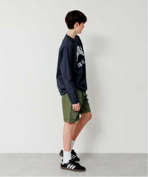 GLAZOS / グラソス Tシャツ | 【大人向けサイズあり】【プチプラ】フロントカレッジロゴ長袖Tシャツ | 詳細6