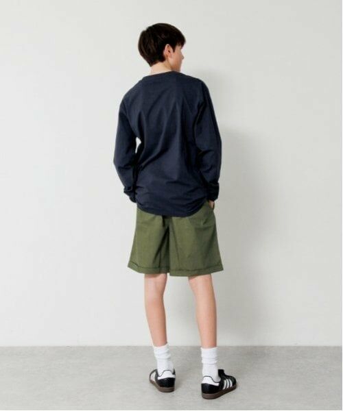 GLAZOS / グラソス Tシャツ | 【大人向けサイズあり】【プチプラ】フロントカレッジロゴ長袖Tシャツ | 詳細7