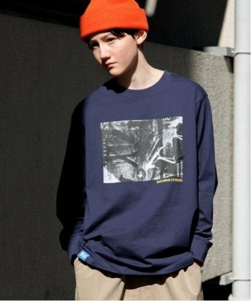 GLAZOS / グラソス Tシャツ | 【大人向けサイズあり】フォトフロントプリント長袖Tシャツ（コン）