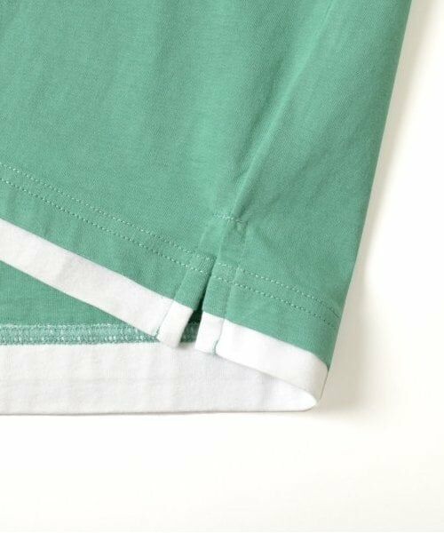 GLAZOS / グラソス Tシャツ | 【大人向けサイズあり】ポケットボブ刺繍入り裾レイヤード長袖Tシャツ | 詳細3