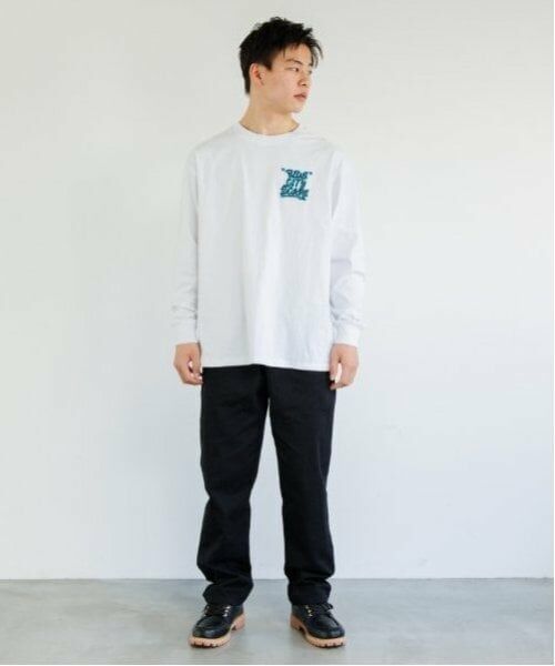 GLAZOS / グラソス Tシャツ | 【大人向けサイズあり】ストリートグラフィティ発泡プリントビッグ長袖Tシャツ | 詳細3