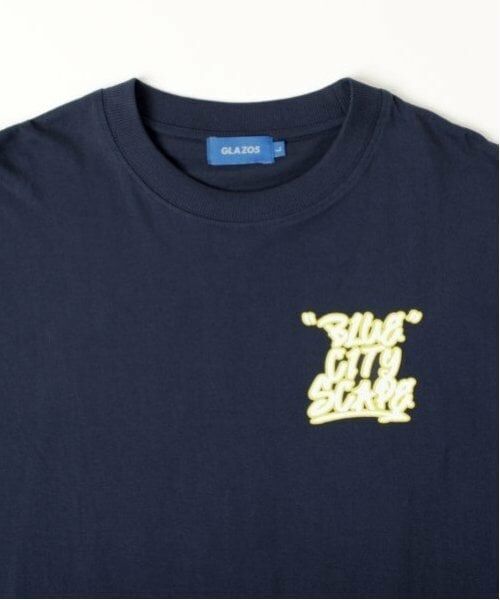 GLAZOS / グラソス Tシャツ | 【大人向けサイズあり】ストリートグラフィティ発泡プリントビッグ長袖Tシャツ | 詳細5