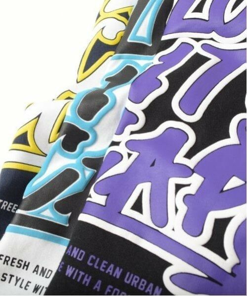 GLAZOS / グラソス Tシャツ | 【大人向けサイズあり】ストリートグラフィティ発泡プリントビッグ長袖Tシャツ | 詳細9