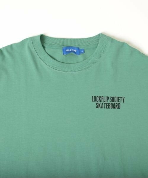 GLAZOS / グラソス Tシャツ | 【大人向けサイズあり】スケボーツールプリントビッグ長袖Tシャツ | 詳細1